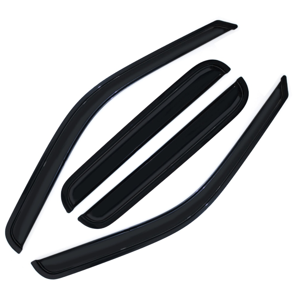 Rain Guard Window Visor For 1999-2016 Ford F 250 350 450 550 Super Duty Crew Cab