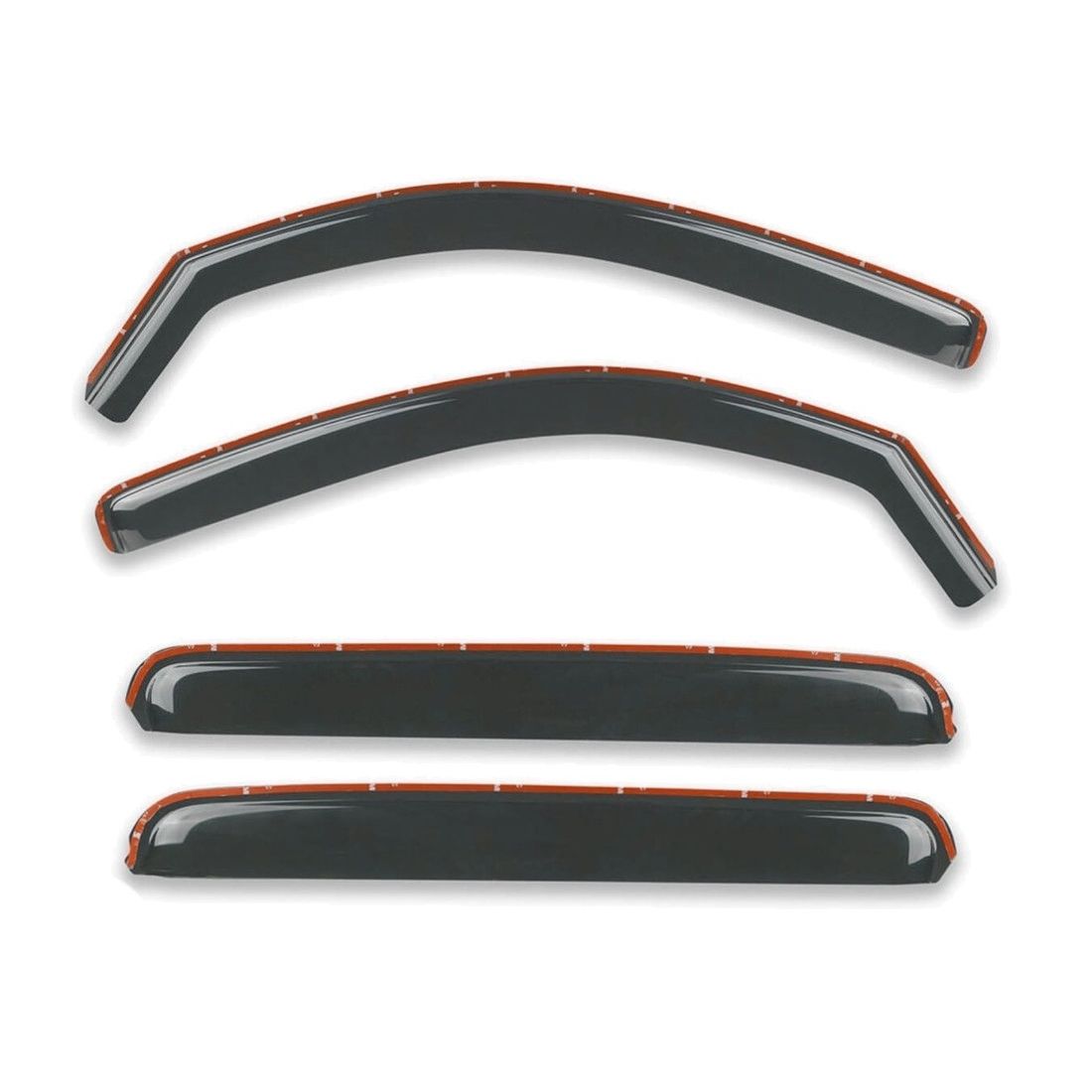 In-channel Window Visor Deflector For 05-15 T Oyota Tacoma Double Cab