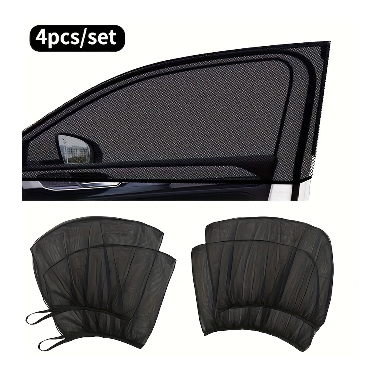 Mosquito Curtains For Cars Car Sun Shade Styling Accessories Auto UV Protect Curtain Side Window Sunshade Mesh