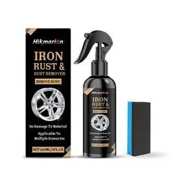 Product image of Hikmarion Wheel Rust Remover Spray Effectively Cleans Metal Rust Stains Gently Without Damaging The Surface, Restoring Its Shine.