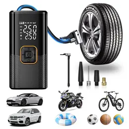 Portable Wireless Car Tire Inflator, Electric High Pressure Air Pump For Automobile & Sedan Tires