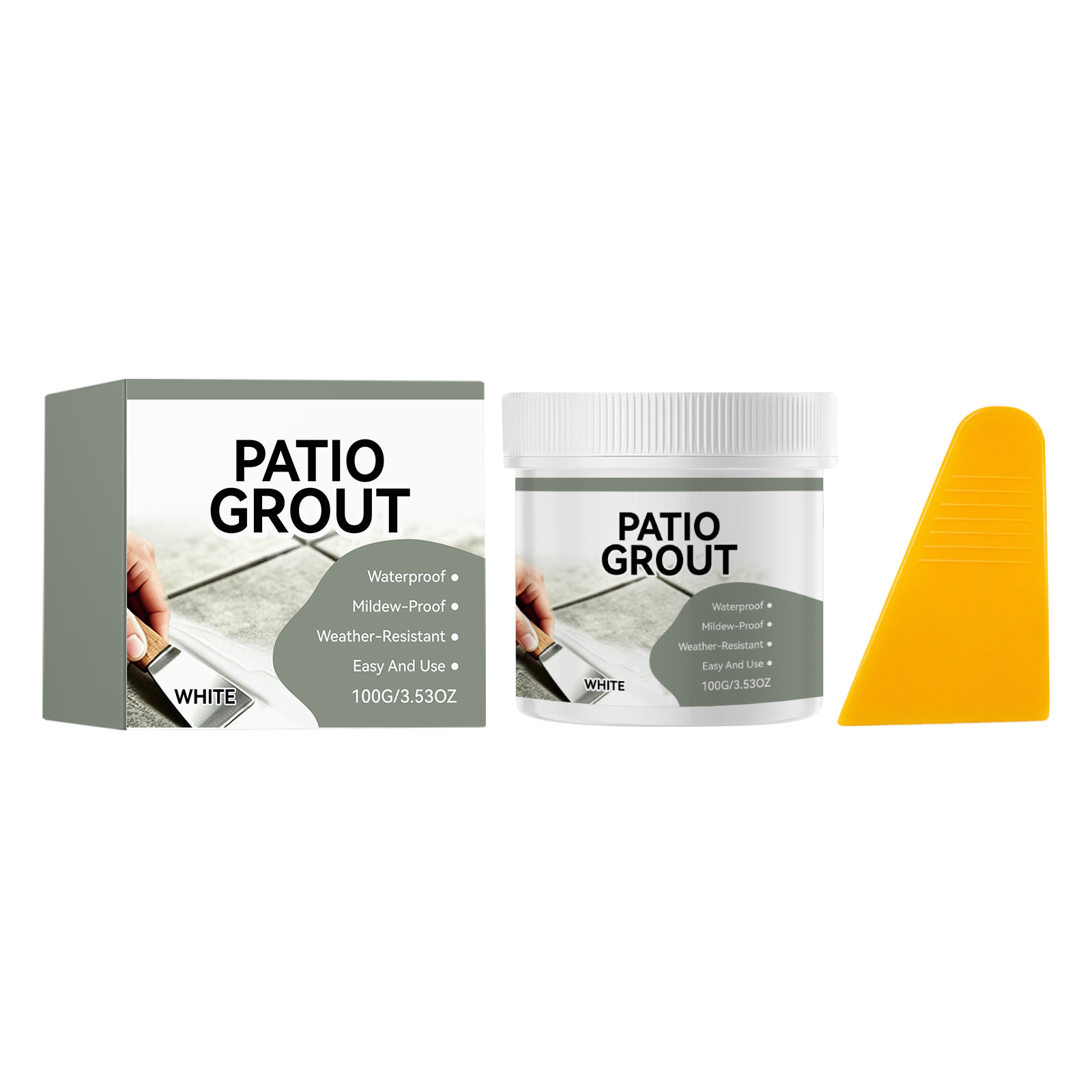 Cross-border Preferred Tile Grout White For Kitchen Wall Tile And Floor Gap Repair And Everyday Grout Sealing.
