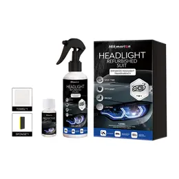 Product image of Hikmarion Headlight Refurbishment Kit Daily Headlight Refurbishment, Cleaning, Stain Removal, Brightening, And Care Products.