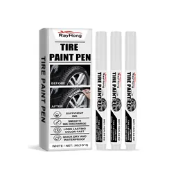 Product image of Rayhong White Car Tire Paint Markers, Multi-color Long-lasting Coloring, Personalized Creative DIY Oil-based Markers.