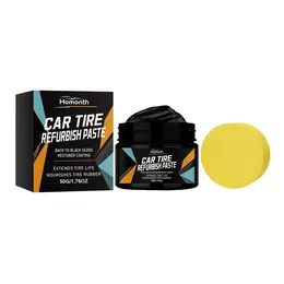 Product image of HOMONTH Car Tire Refinishing Paste, Tire Care, Polishing And Maintenance, Black Beauty And Gloss Refinishing Paste