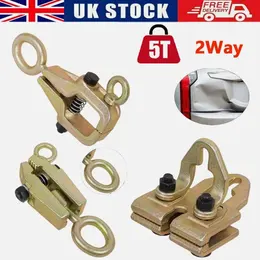 3PC 5Ton Self-Tightening Repair Tool Pull Clamp Grips Frame Car Body Dent Puller