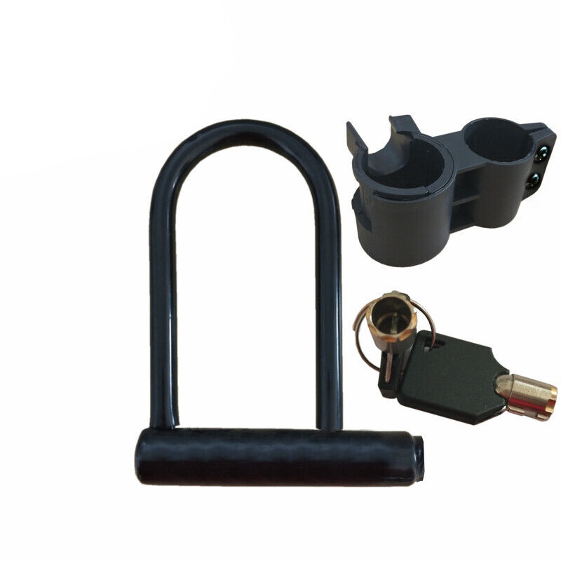 Main product image of U Shaped Bike Lock Plum Pin W Two Keys Heavy Duty Cable
