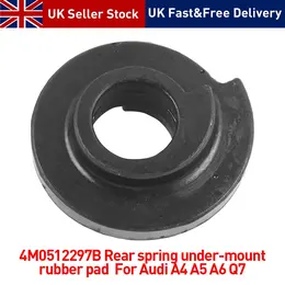Product image of Rear Spring Lower Rubber Support for Audi A4, A5, A6, A7, Q7, Q8, Part No. 4M0512297B