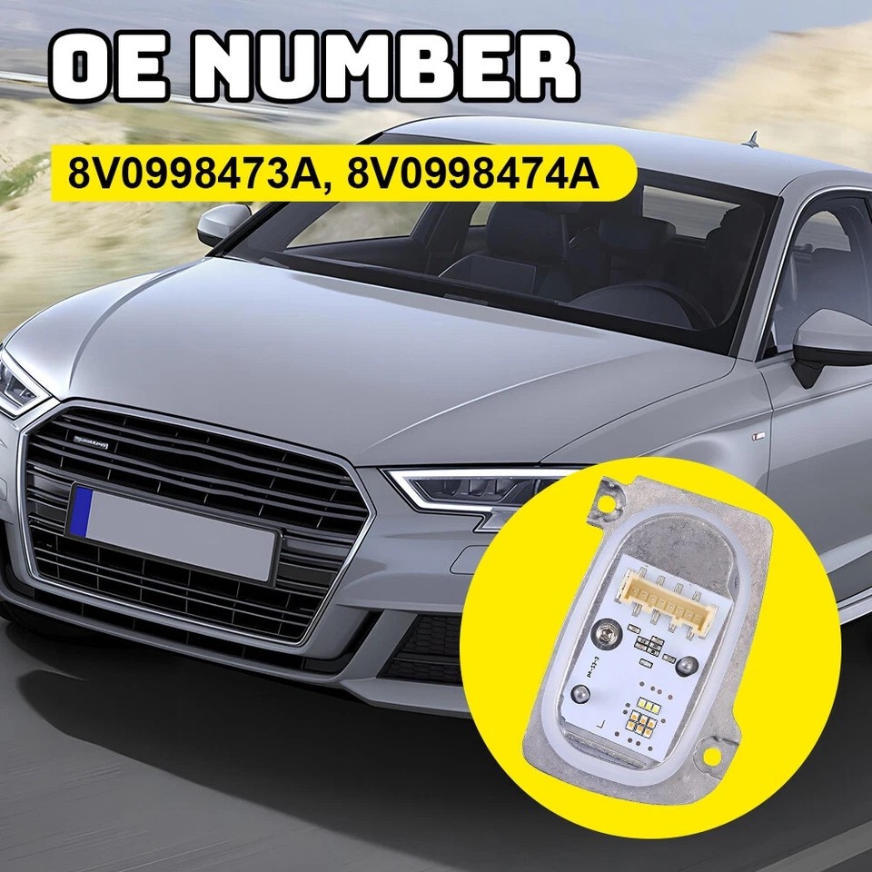 Main product image of Pair of LED DRL Modules for Audi A3 S3 RS3, 8V0998473A, 8V0998474A