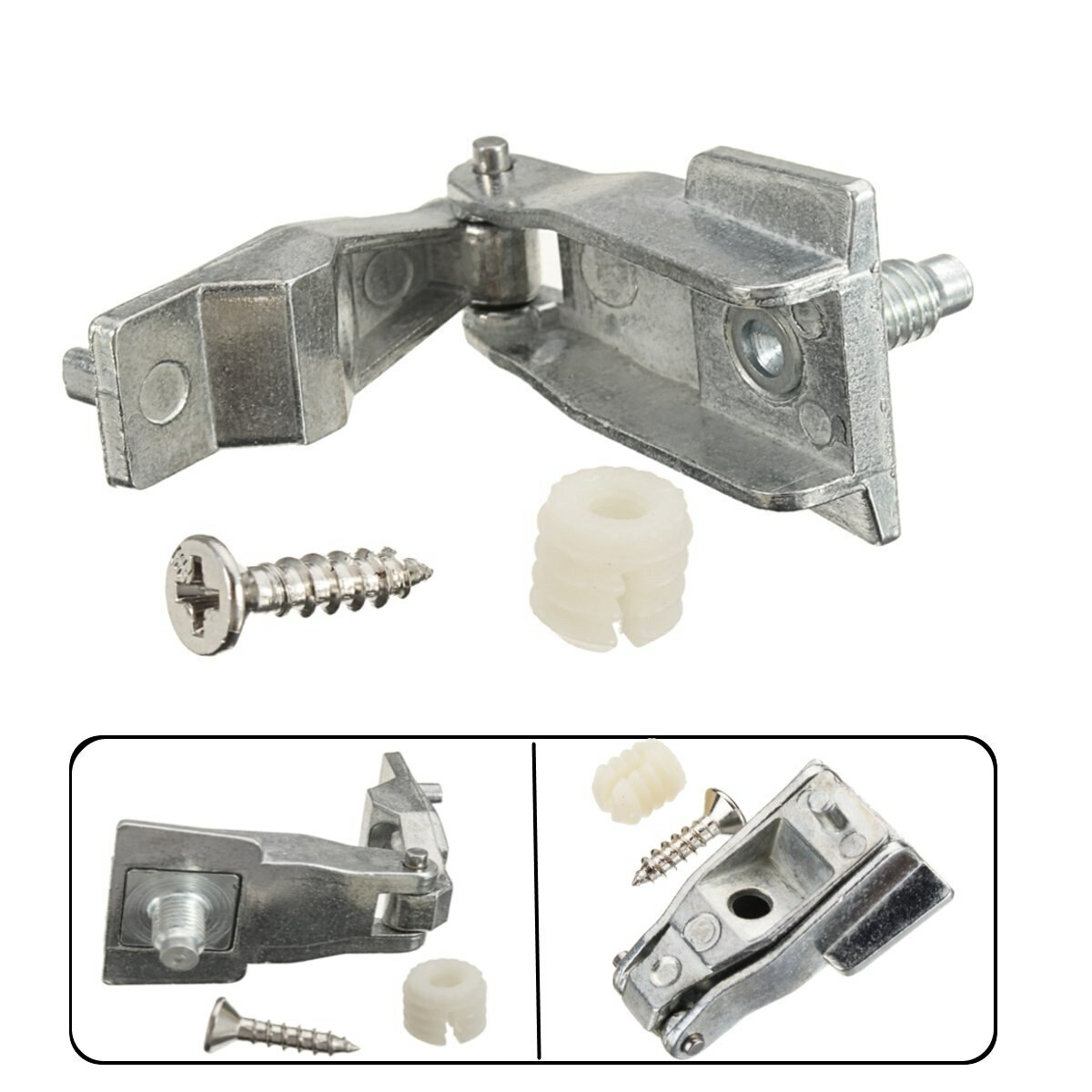 Main product image of Fiat 500 Door Handle Repair Hinge, Chrome, Left or Right Side