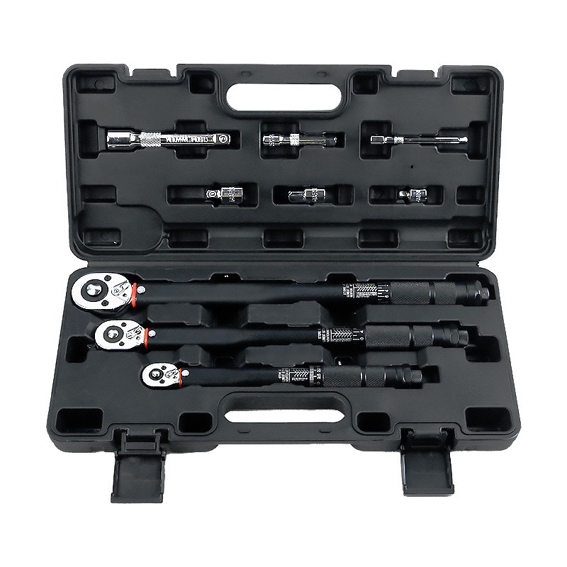 Main product image of 9 Piece Torque Wrench Set, 3-230Nm, 1/4, 3/8, 1/2 in. Drive