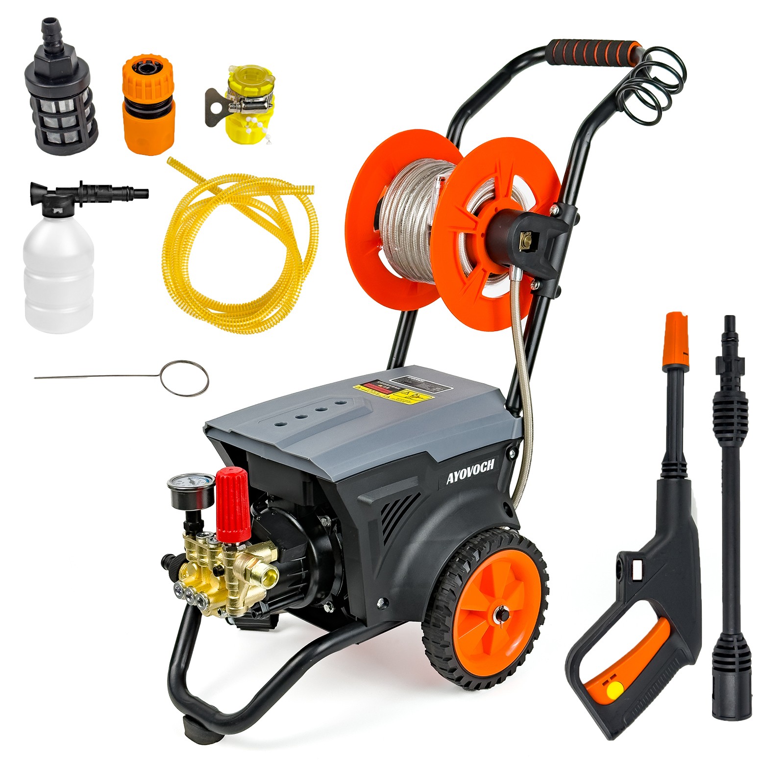 Main product image of Electric Pressure Washer, 200 Bar, for Industrial Cleaning