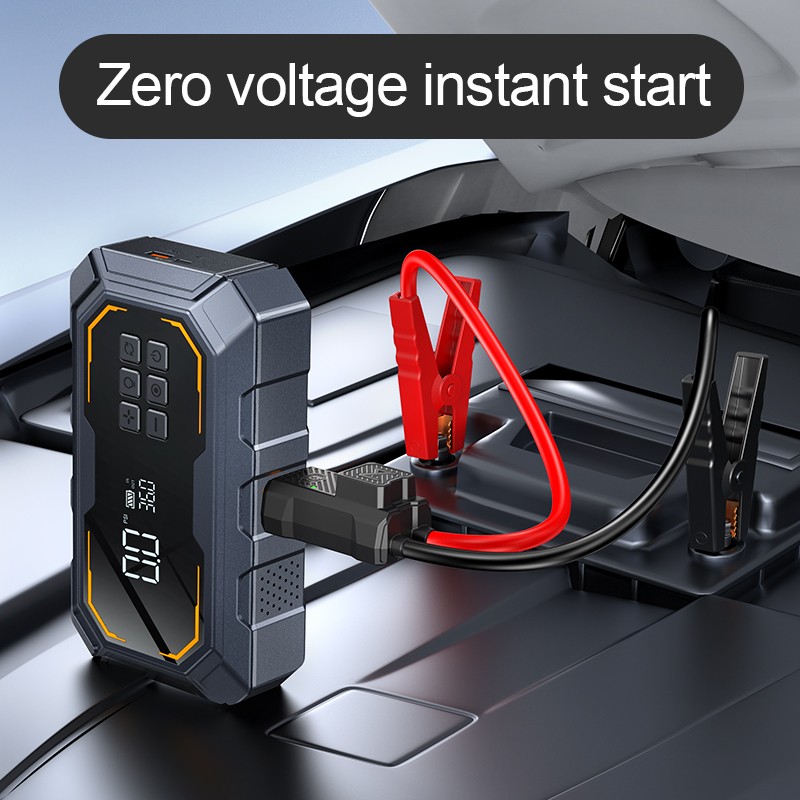 Main product image of Automotive Jump Starter Power Bank with Air Compressor and LED Light