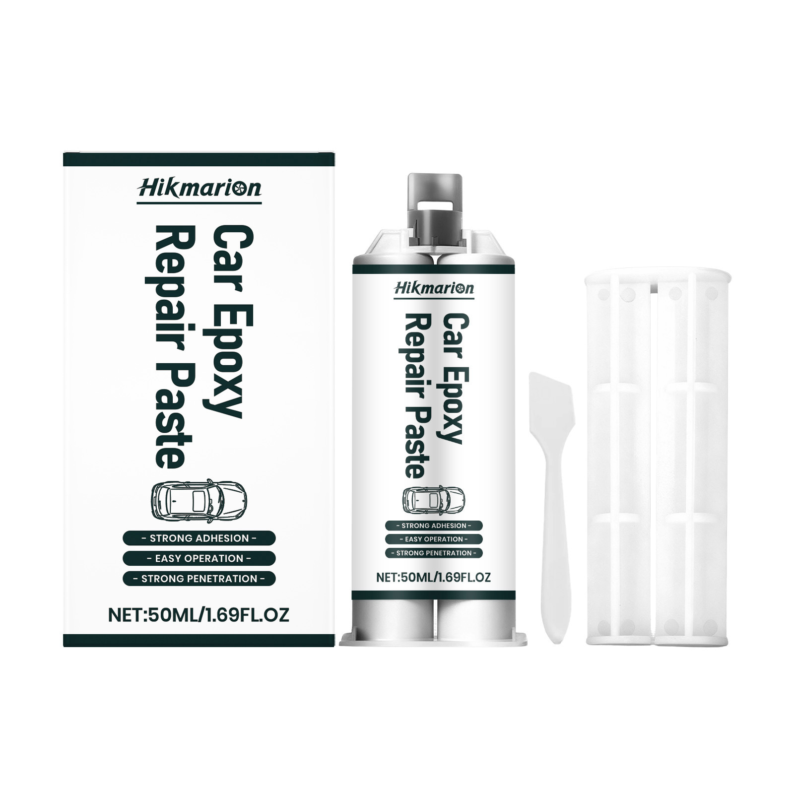 Main product image of Hikmarion Automotive Epoxy Repair Paste, Two-Part Adhesive