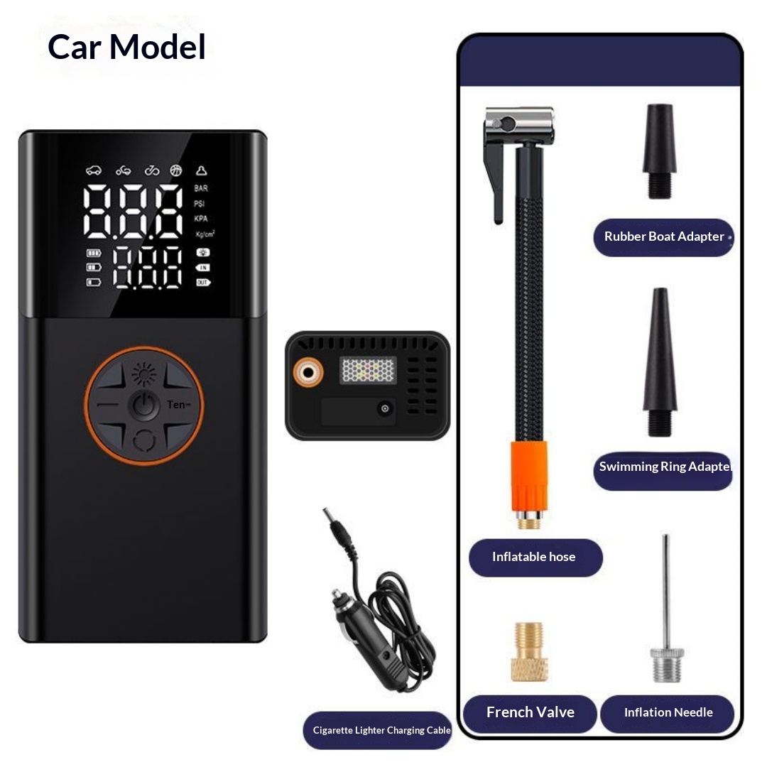Main product image of Cordless Car Tire Inflator, Portable, Digital Display