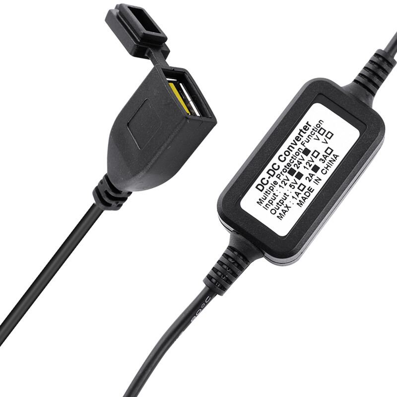 Main product image of Motorcycle 12V-24V USB Power Adapter Charger Socket, Waterproof