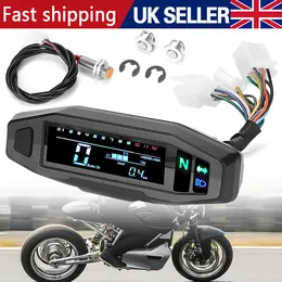Product image of Motorcycle LCD Digital Speedometer Odometer Tachometer Gauge with Sensor
