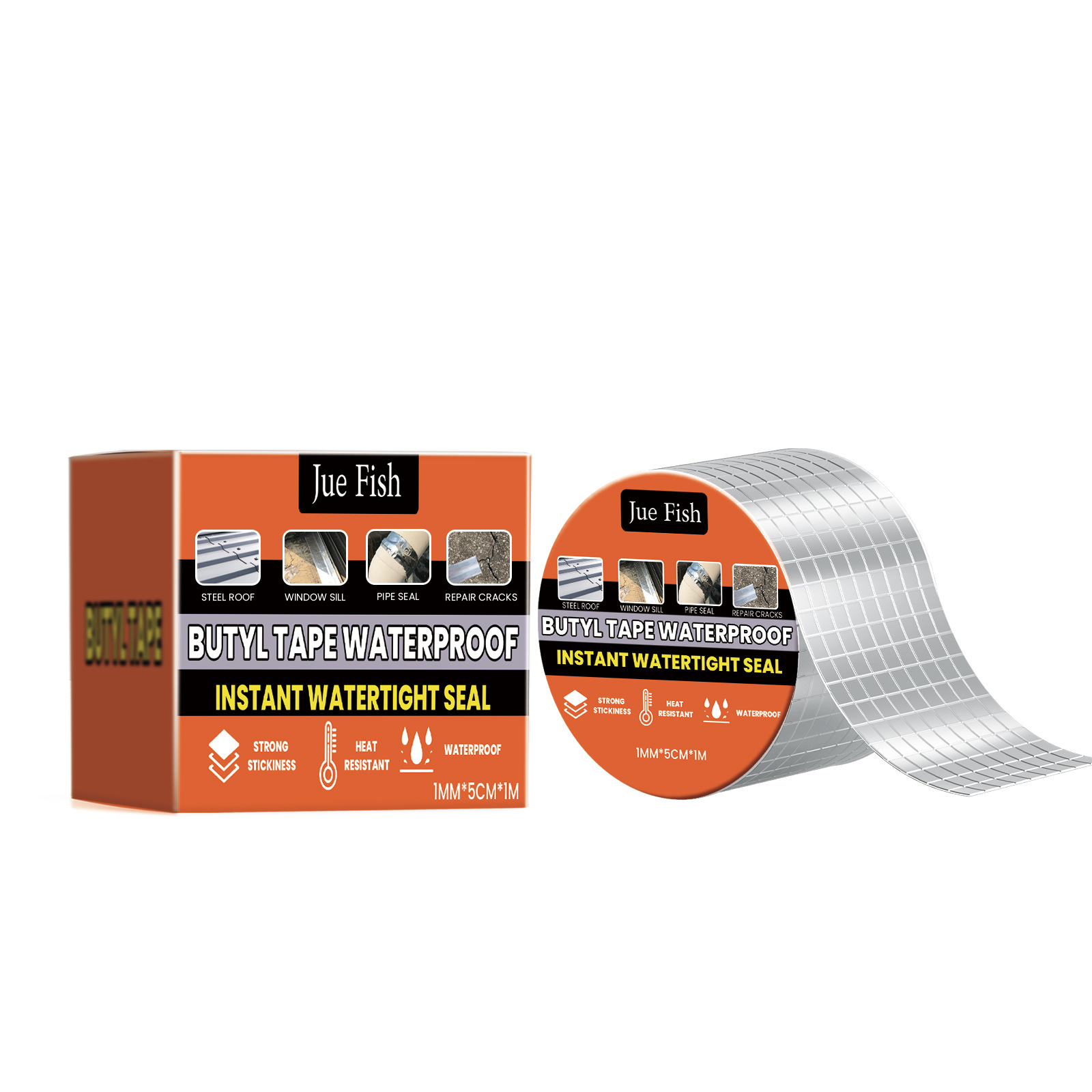 Main product image of Juefish Self-Adhesive Butyl Waterproof Tape with Aluminum Foil