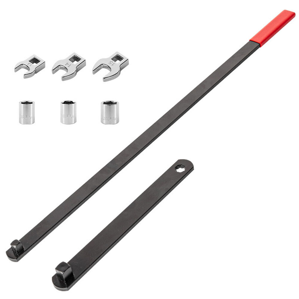 Main product image of 8-Piece Serpentine Belt Tensioner Tool Set, 580mm Pulley Wrench Kit