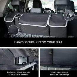 Product image of Large Car Boot Organizer, Back Seat Hanging Storage Bag