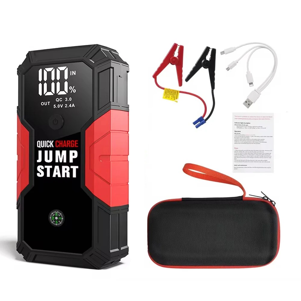 Main product image of 12V 600A Car Jump Starter, Power Bank with Flashlight