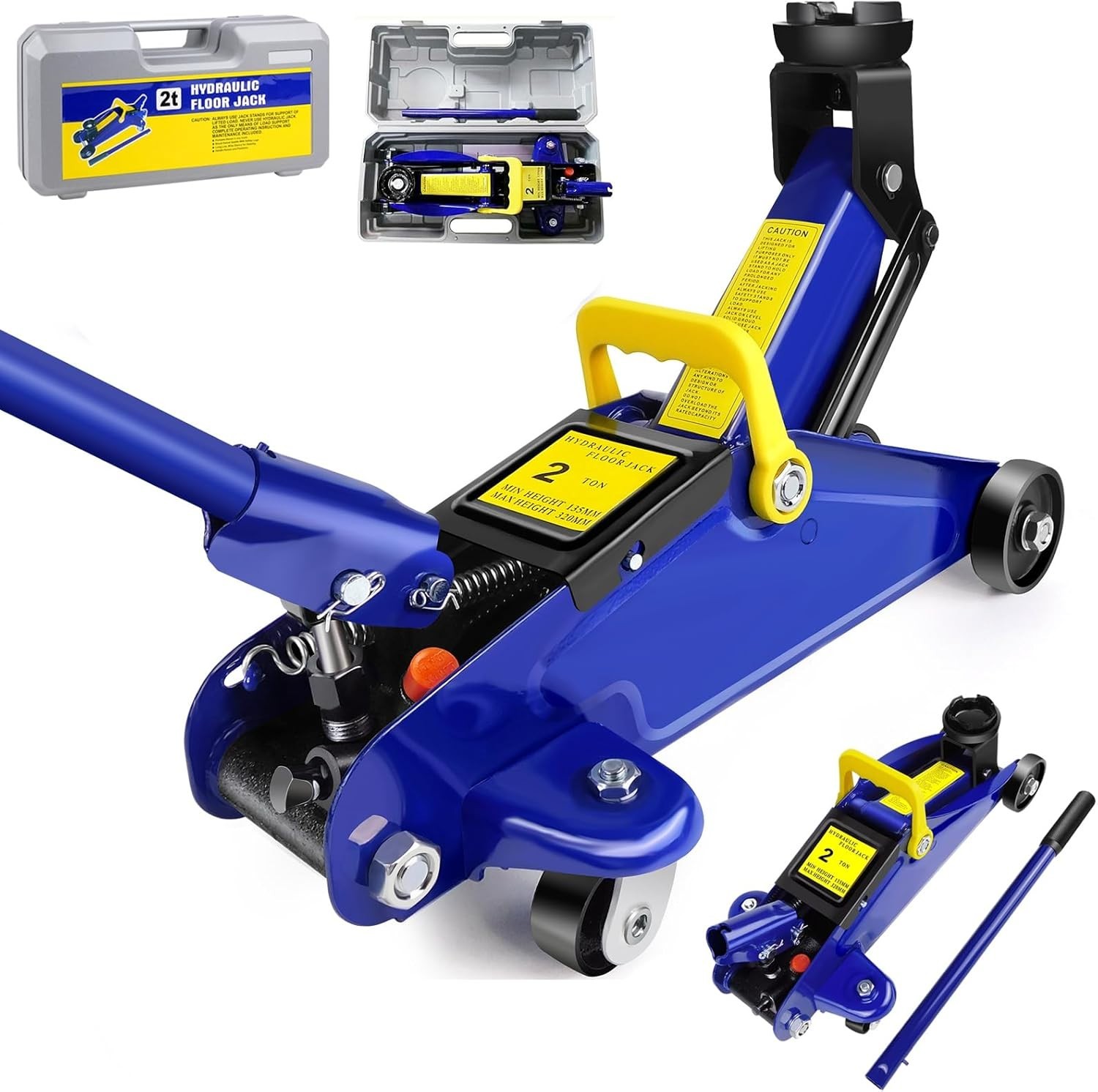 Main product image of 2 Ton Low Profile Hydraulic Floor Jack for Automotive Use