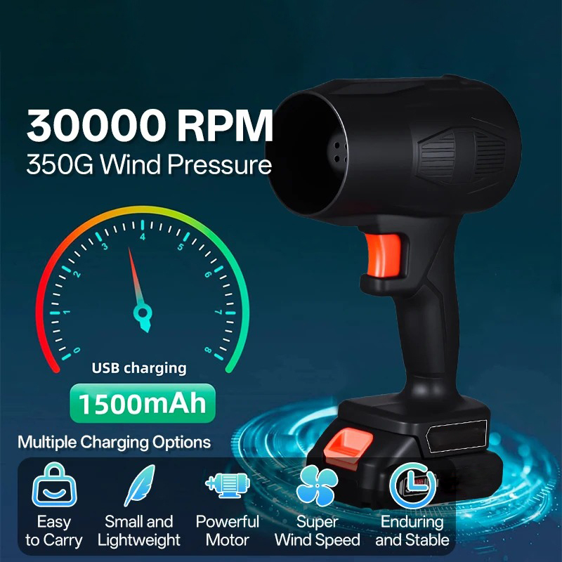 Main product image of Cordless Leaf Blower, 30,000 RPM High-Speed Motor, USB Chargeable