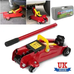 Product image of 2 Ton Hydraulic Trolley Floor Jack with Plastic Carry Case