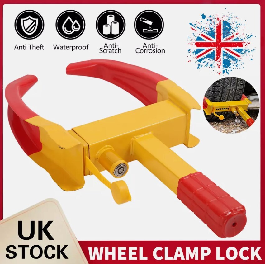 Main product image of Wheel Clamp for Caravan, Car, Van, and Trailer