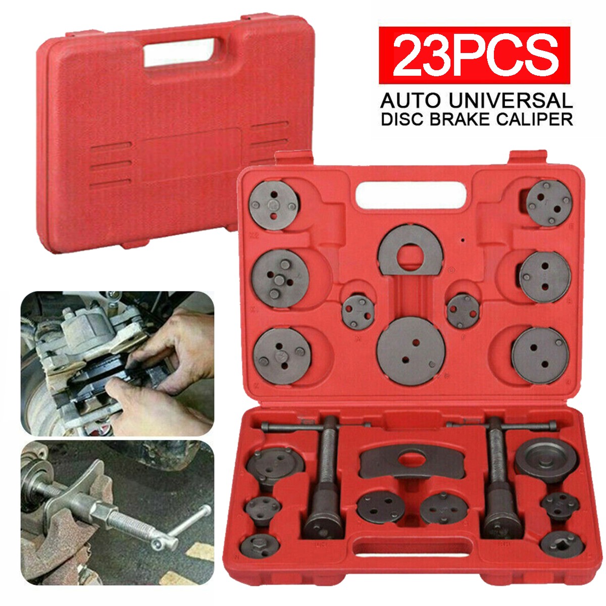 Main product image of 23-Piece Disc Brake Caliper Piston Rewind Tool Kit