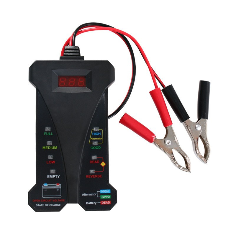 Main product image of 12V Digital Battery Tester, Voltmeter, Multimeter, Relay Tester for Vehicle Diagnostics
