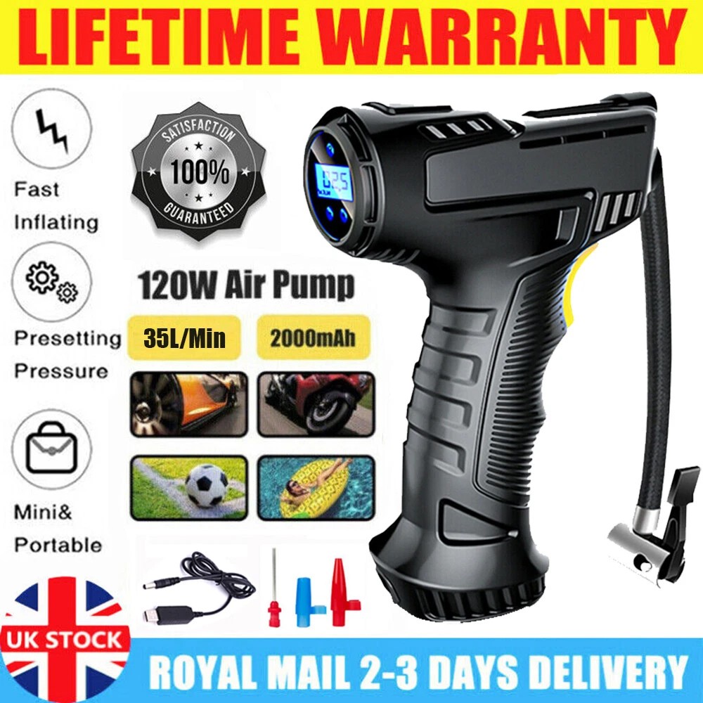 Main product image of 12V Cordless Electric Car Tire Air Compressor