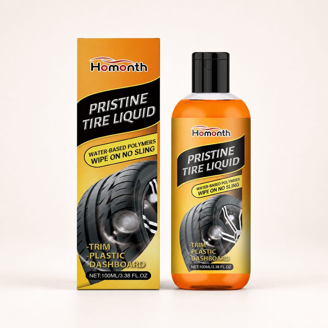 Main product image of HOMONTH Automotive Tire Cleaner, 100 ml Bottle