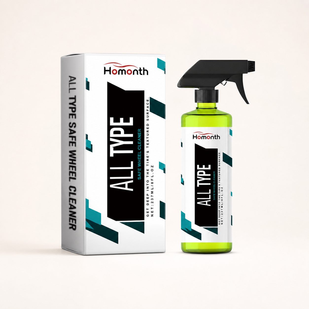Main product image of HOMONTH Automotive Wheel Cleaner, 237 ml Bottle