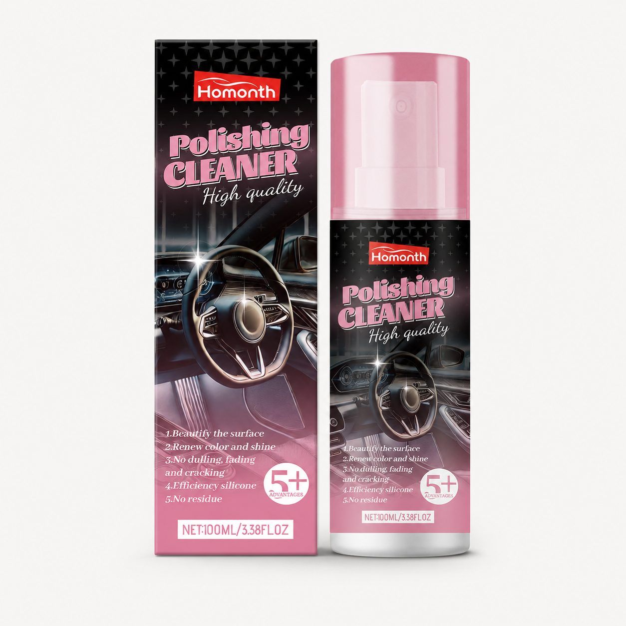 Main product image of HOMONTH Automotive Interior Surface Care Liquid, 100 ml