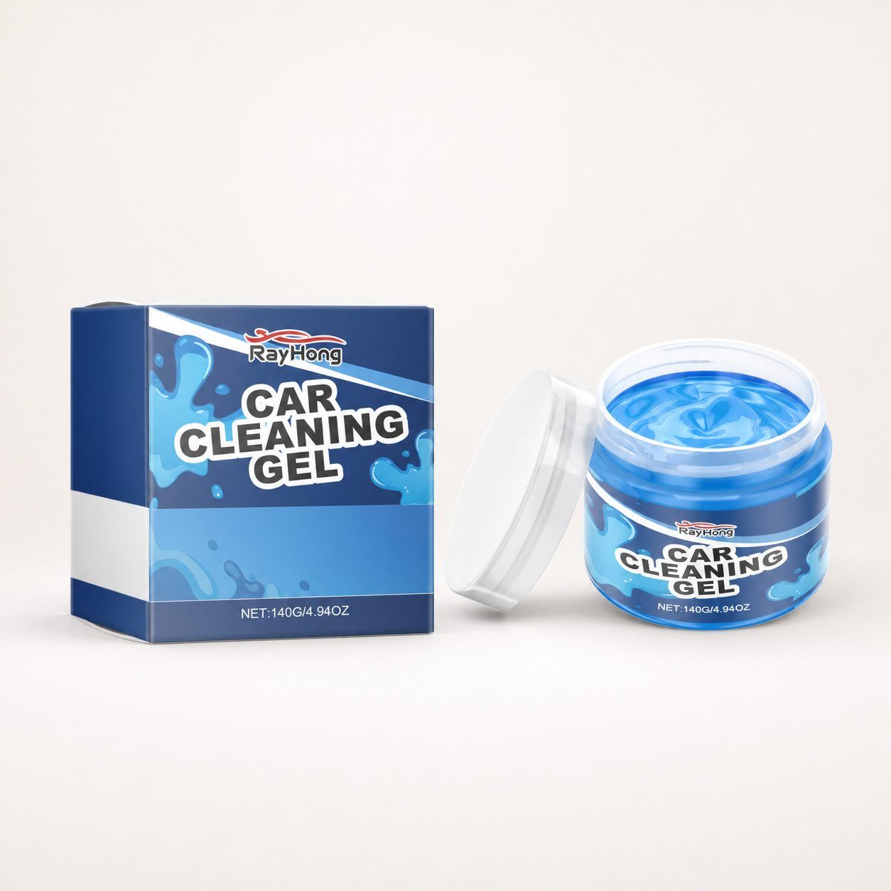 Main product image of RAYHONG Automotive Interior Cleaning Gel, Blue, 140g, 1 Pack