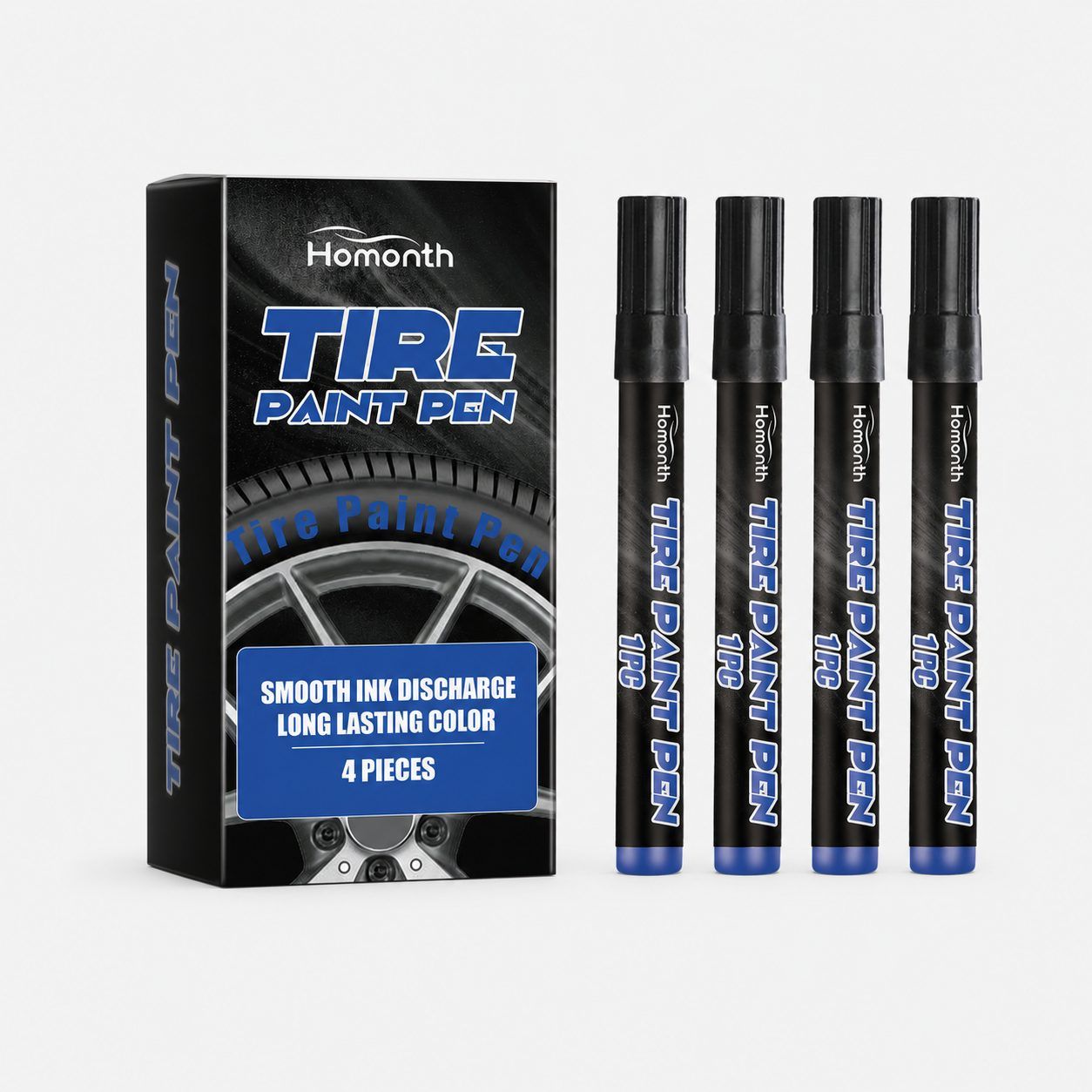 Main product image of HOMONTH Automotive Tire Paint Markers, 4 Pieces