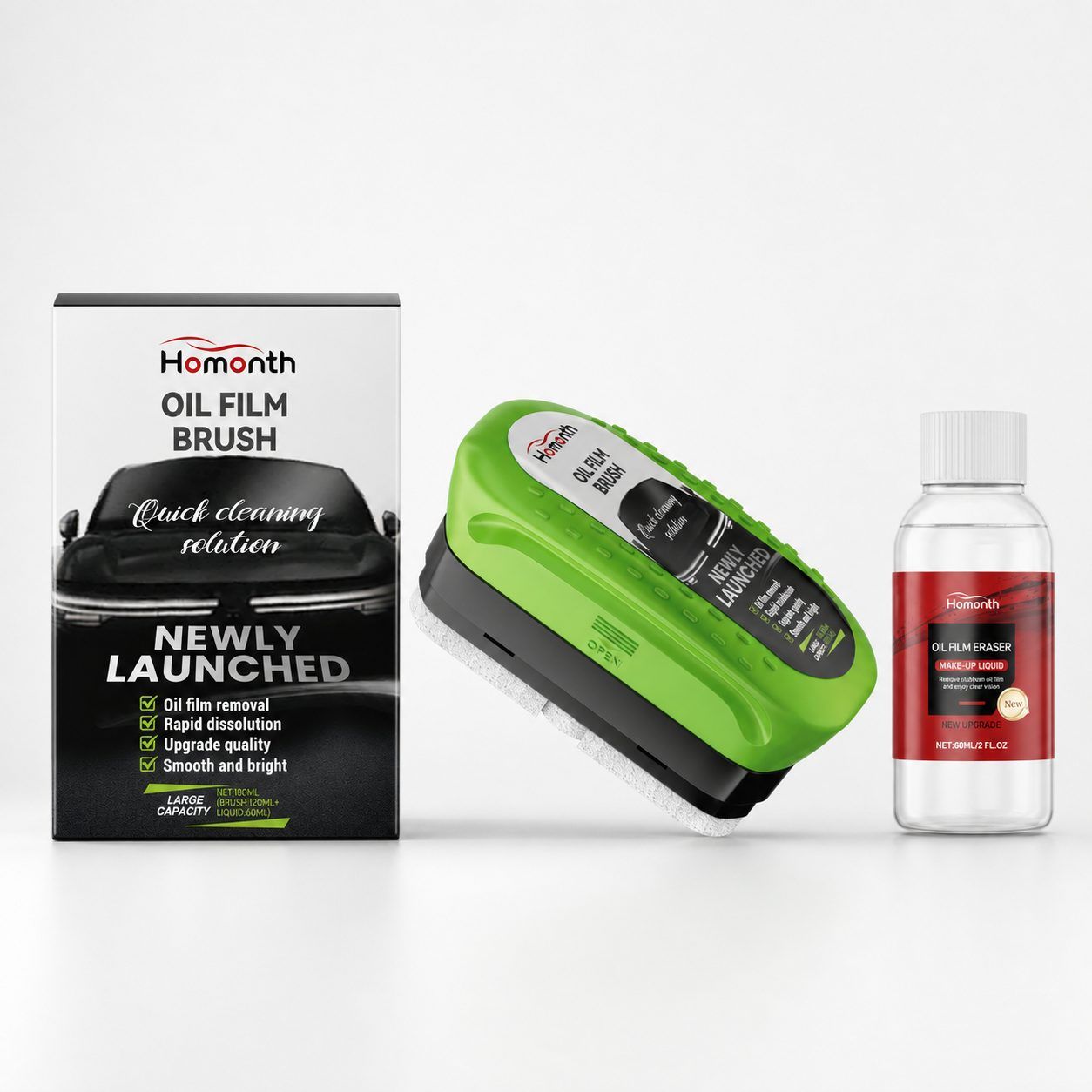 Main product image of HOMONTH Automotive Glass Film Cleaning Brush Kit