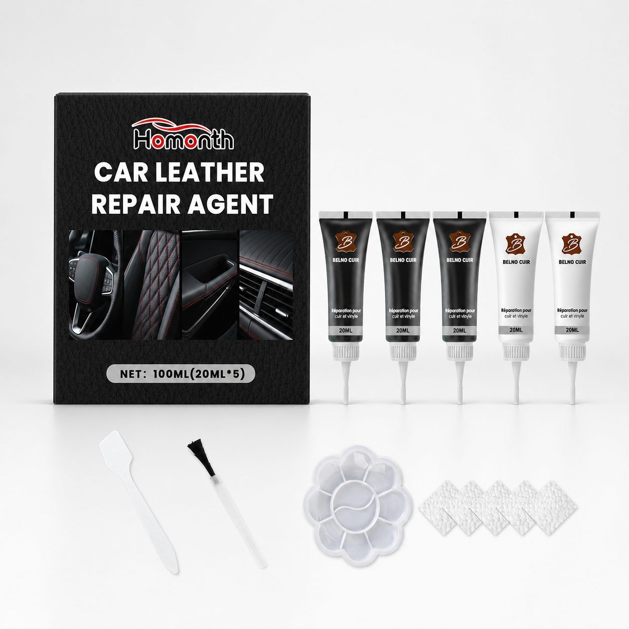 Main product image of HOMONTH Automotive Leather Care Kit, 1 Kit