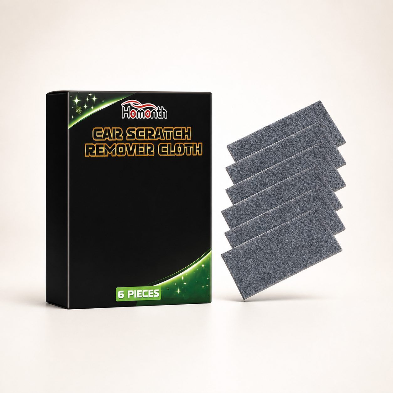 Main product image of HOMONTH Automotive Gloss Care Cloths, 6 Pieces