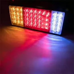 Product image of Pair of 44 LED Stop, Turn Signal, Tail Lights, 10-30V, for Truck, Trailer