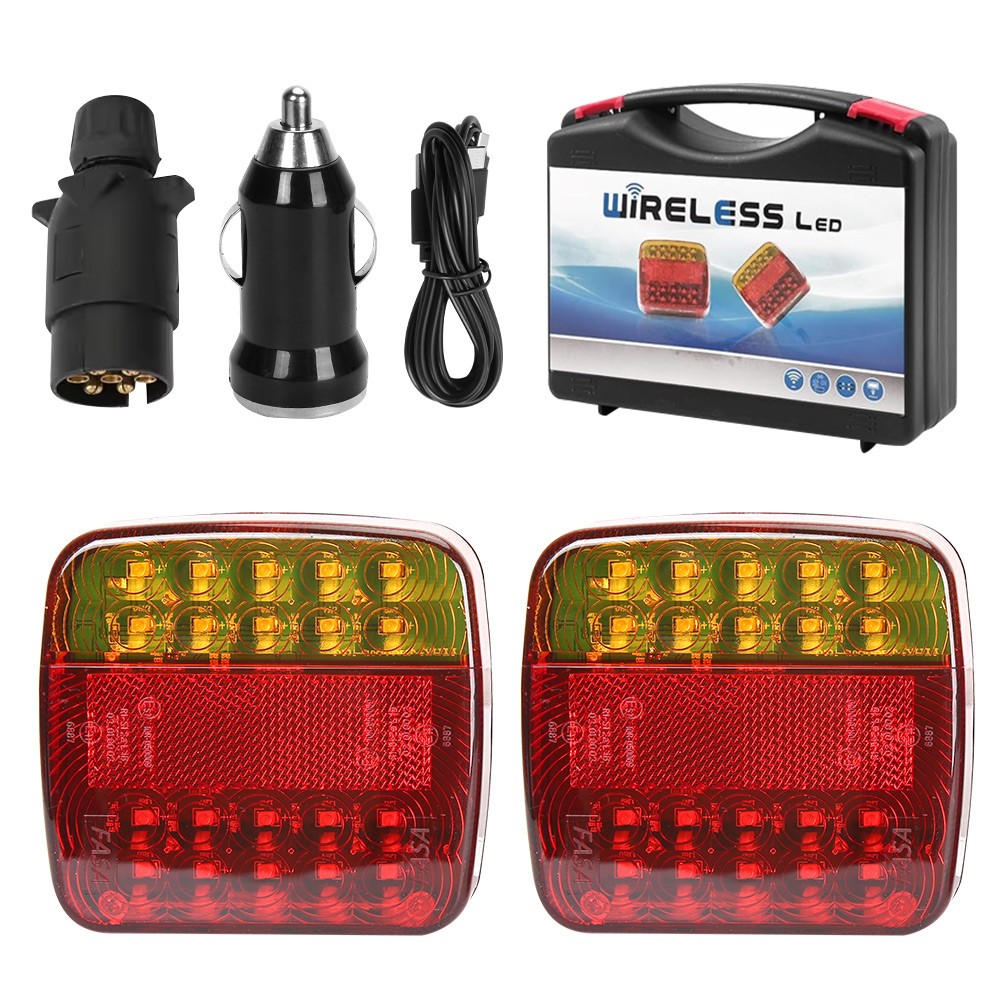 Main product image of Wireless Magnetic LED Trailer Lights, Pair, Tail Stop Turn Signal