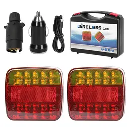 Product image of Wireless Magnetic LED Trailer Lights, Pair, Tail Stop Turn Signal