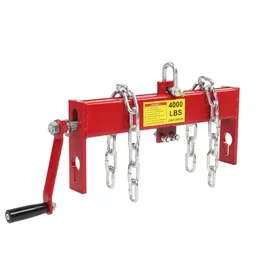 Product image of Steel 2 Ton (4000 lb) Engine Hoist with Load Leveler and 2 Chains