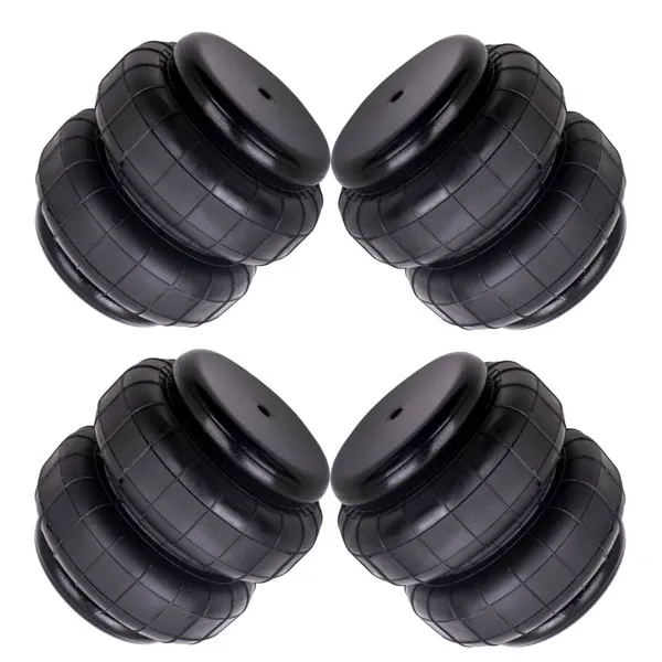 Main product image of 4 Pieces Heavy Duty 2500lb 1/2"NPT Double Bellow Air Suspension Bag Air Spring bags