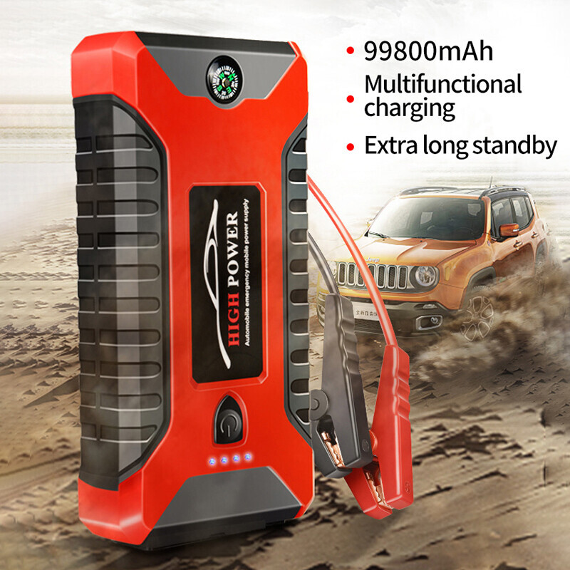 Main product image of 99800mAh 12V Car J Ump Starter Pack Booster Battery Charger Emergency Power Bank