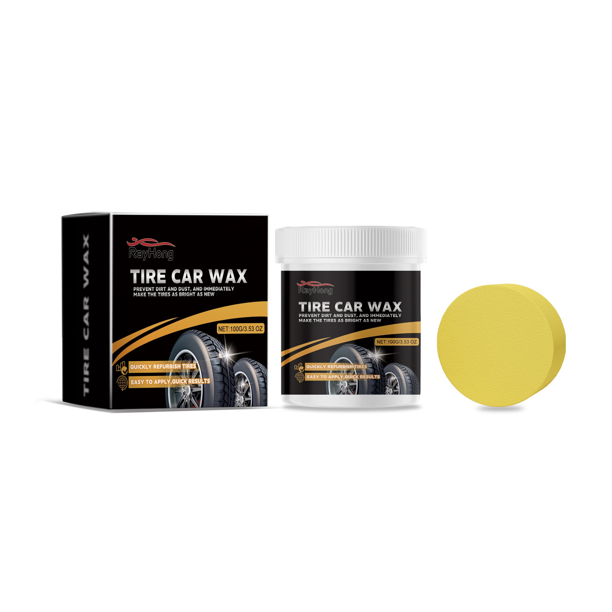 Main product image of RAYHONG Automotive Tire Color Care Paste Kit