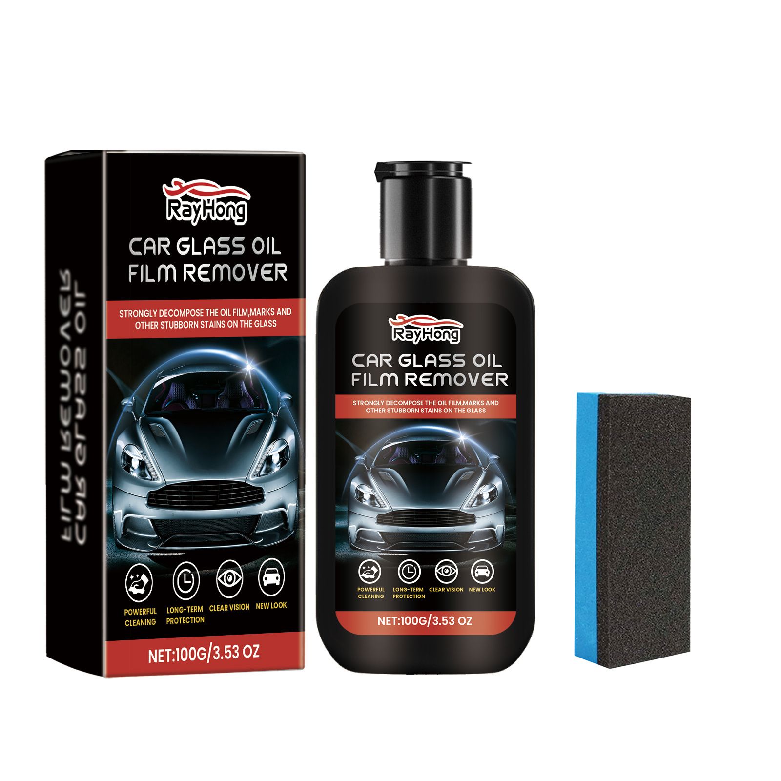Main product image of RAYHONG Automotive Windshield Glass Film Care Paste Kit