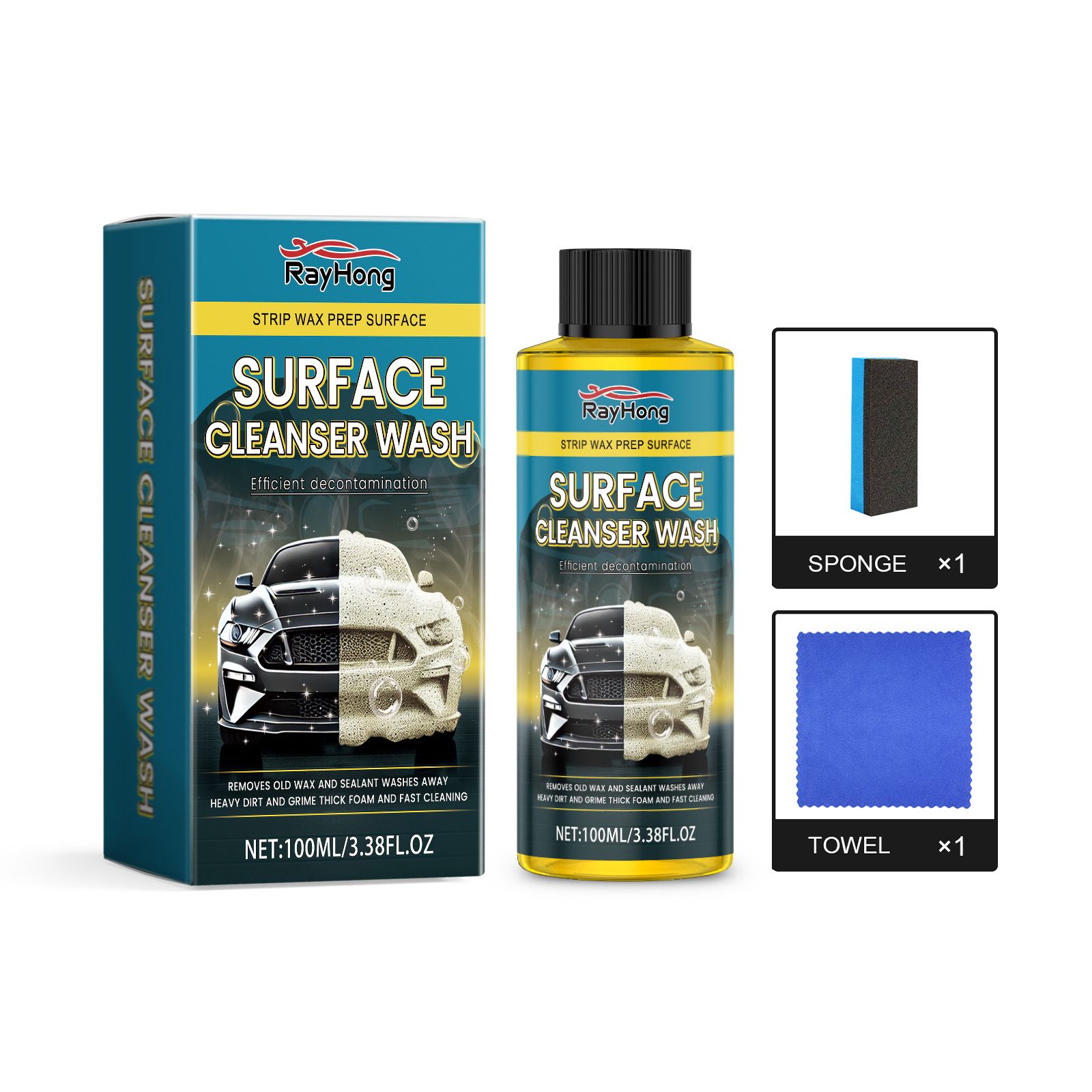 Main product image of RAYHONG Automotive Wash Liquid Cleaning Kit, 1 Kit