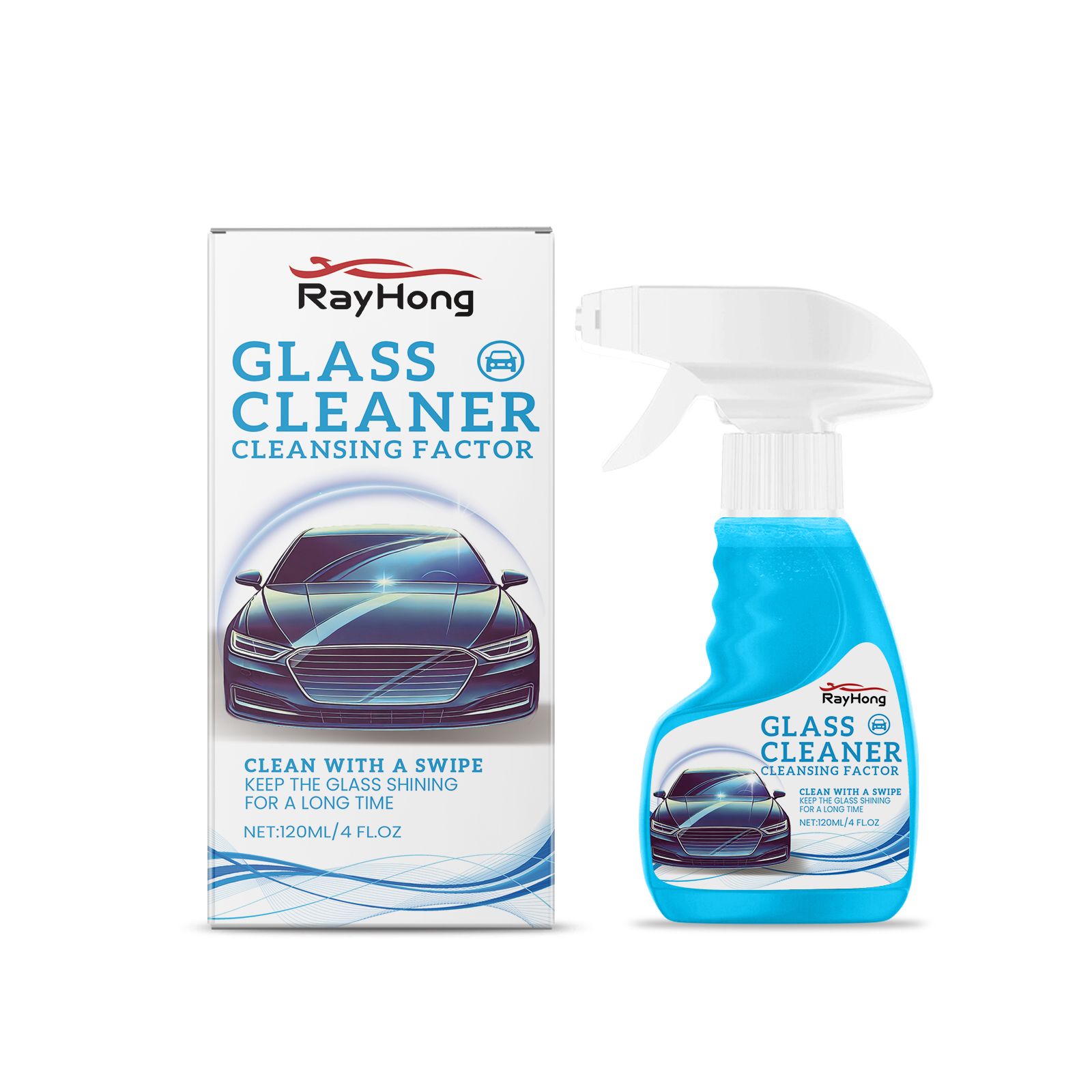 Main product image of RAYHONG 120 ml Automotive Windshield Glass Cleaner Spray